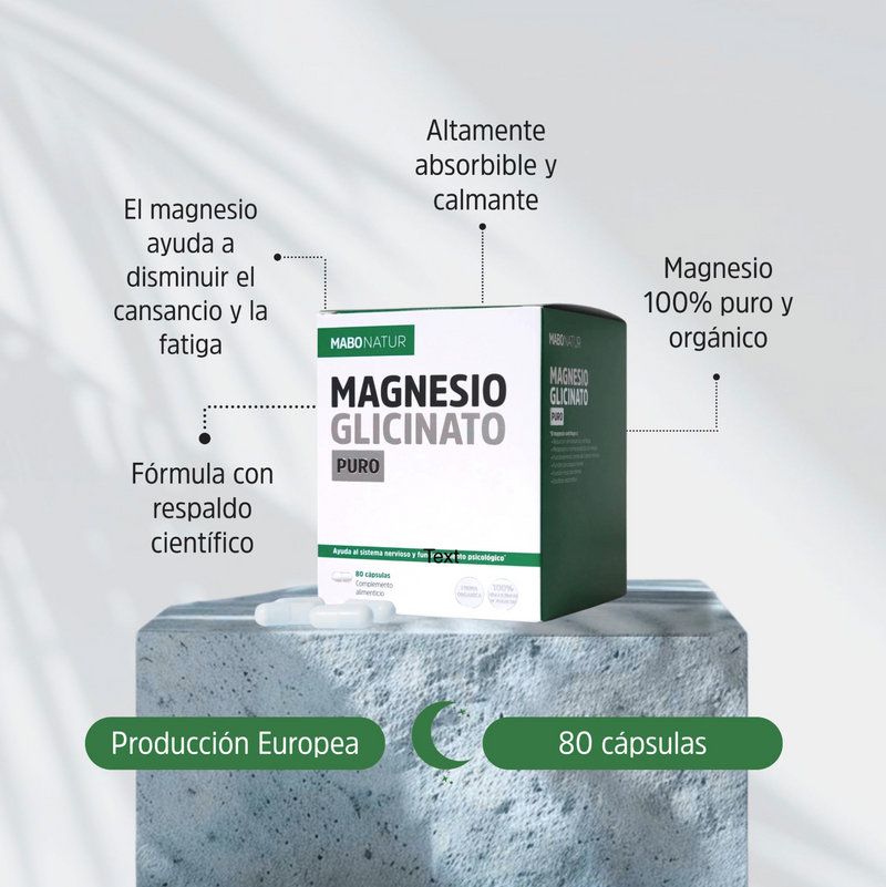 Glicinato de magnesio (bisglicinato)- 300 mg