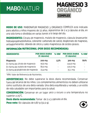 MAGNESIO 3 ORGANICO