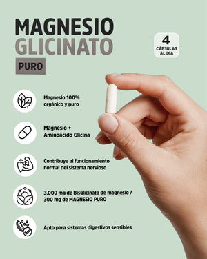 Glicinato de magnesio (bisglicinato)